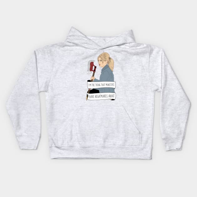 Buffy Summers - Chosen Kids Hoodie by likeapeach